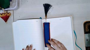fabric bookmark २०₹