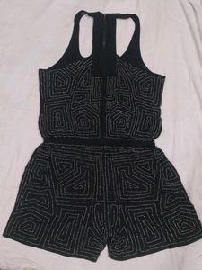 Silver Studded Jumpsuit