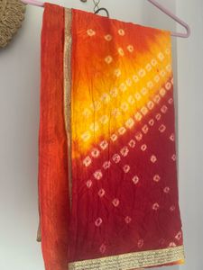 Vibrant Gradient Bandhani Scarf/Dupatta