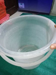 Durable Translucent Plastic Bucket
