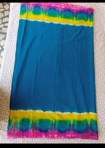 Vibrant Tie-Dye Saree