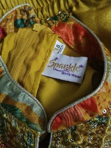 Yellow Floral Kurta Set with Dupatta