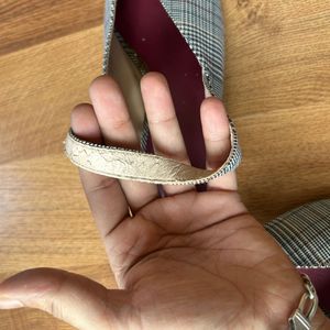 Primark Houndstooth Slingback Kitten Heels