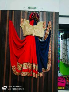 Woman Nd Girl R+N Saree..