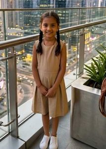 IMPORTED VERYYYY Cute Teens Beige Dress