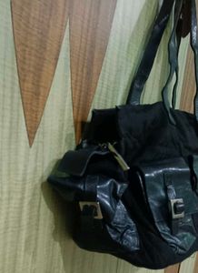 Stylish Black Tote Bag