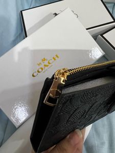 Coach Black Signature Wallet