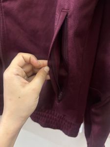 Reebok Burgundy Track Jacket