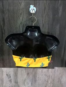 Mustard Cactus Prints Padded Tube Bra