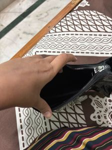 Chic Black Patent Bow Handbag