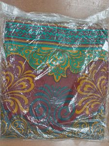 Beautiful Red & Teal Saree