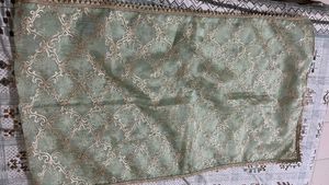 (new)Elegant Green Embellished Dupatta