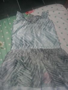 Grey Tie-Dye Saree