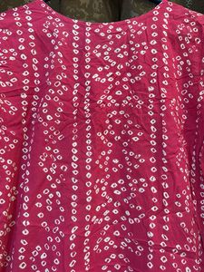 Bandhani Maternity Kurti with plazzo