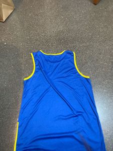 Blue &amp; Yellow Athletic Tank Top