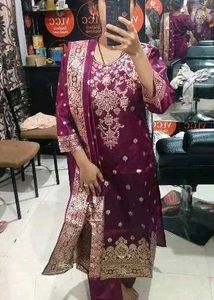 Elegant Embroidered Salwar Suit