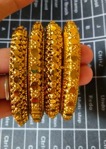 Set of 4 Beautiful Gold Bangles total 30 💛