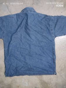 DENIM BOXY FIT SHIRT
