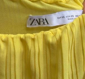 Chic Pleated Yellow Jumpsuit