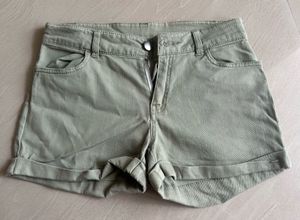 Olive Green Y2K Denim Shorts⭐️