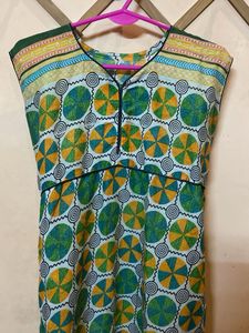 Geometric Print Kurta