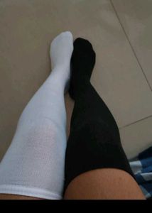 Cozy Blue Knee-High Socks