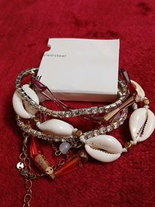 H and M Set of 7 bracelet stack