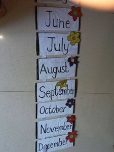 DIY Months of the Year Banner