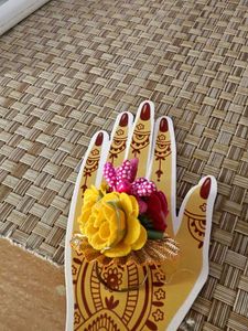 Floral Maang Tikka &amp; Ring