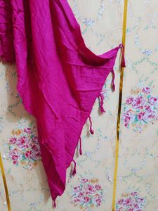 Stylish Pink stall with Fringes