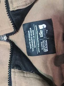The Souled Store Brown Full-Zip Bomber Jacket