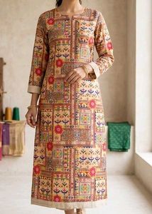 Elegant Ethnic Print Kurta