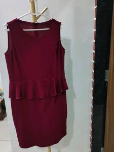 Elegant Peplum Dress