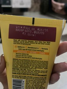 Joy Ubtan Tan Removal Face Wash