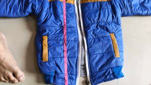 Kids Blue Padded Jacket