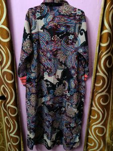 🎀150rs SALE🎀Boho Paisley Print Shirt Dress