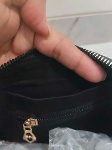 Versace Snakeskin Clutch with Gold Chain
