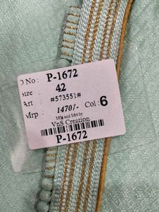 Men’s Mint Green Jacquard Kurta Pajama Set