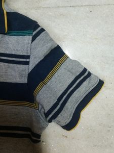 Men's Striped Polo Shirt