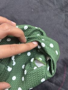Green Polka Dot Bikini set