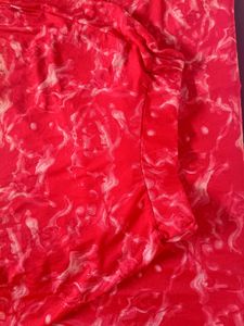Vibrant Red Skirt