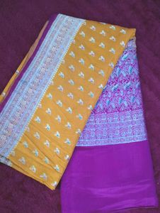 Multi-Color Kanjeevaram Pure Silk Saree
