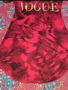 Vogue T-Shirt and Striped Top