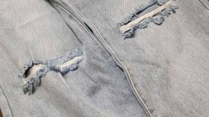 ripped wide leg Jeans women