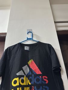 Adidas Black Graphic T-Shirt