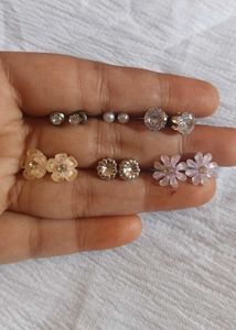 Assorted Stud Earrings Set