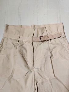 Straight Fit High Waisted Trouser
