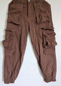 Cargo Brown Boys Pant