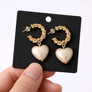 Heart Drop Earrings