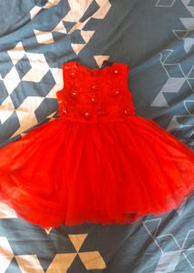 Sparkly Red Tulle Dress